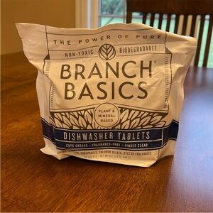 Two Bags of Branch Basics Dishwasher Tablets